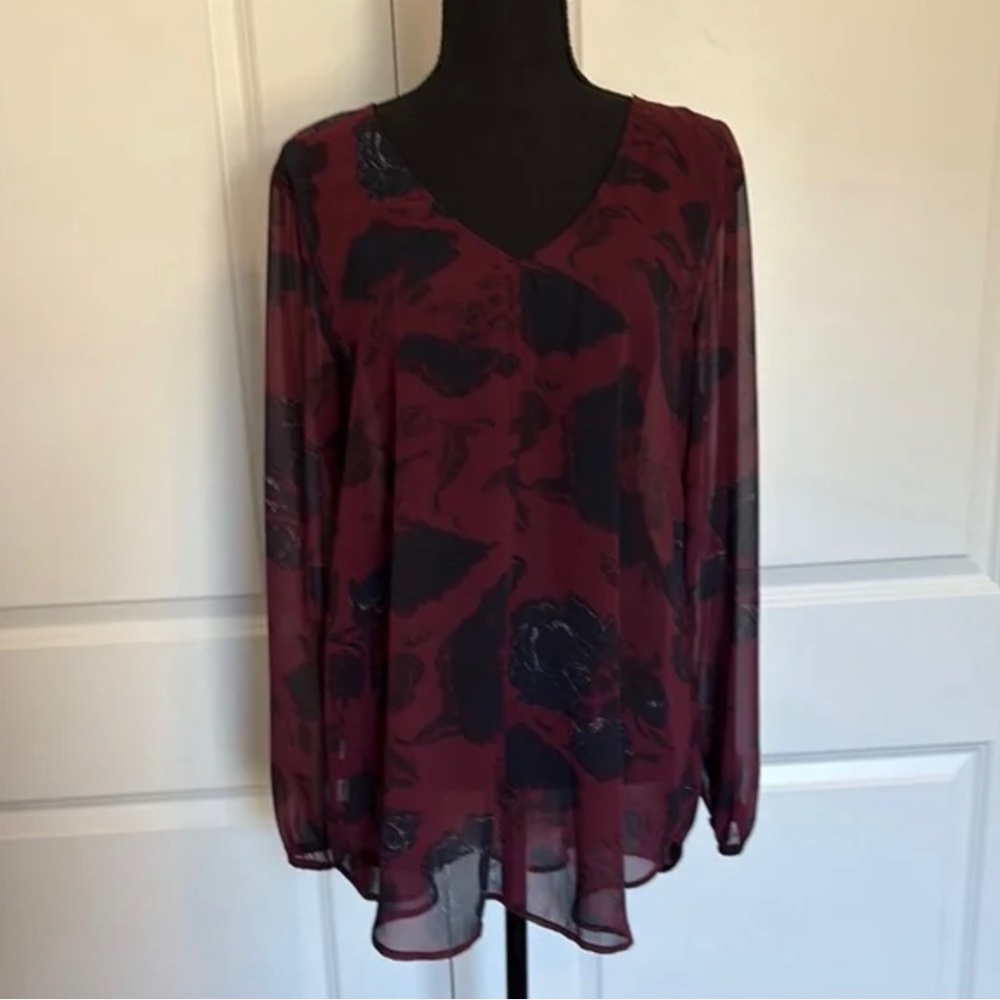 Loft Sheet Floral Blouse